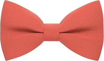 Bow Tie House Linen Mens Classic Pre-Tied Bow Tie Formal Solid Tuxedo