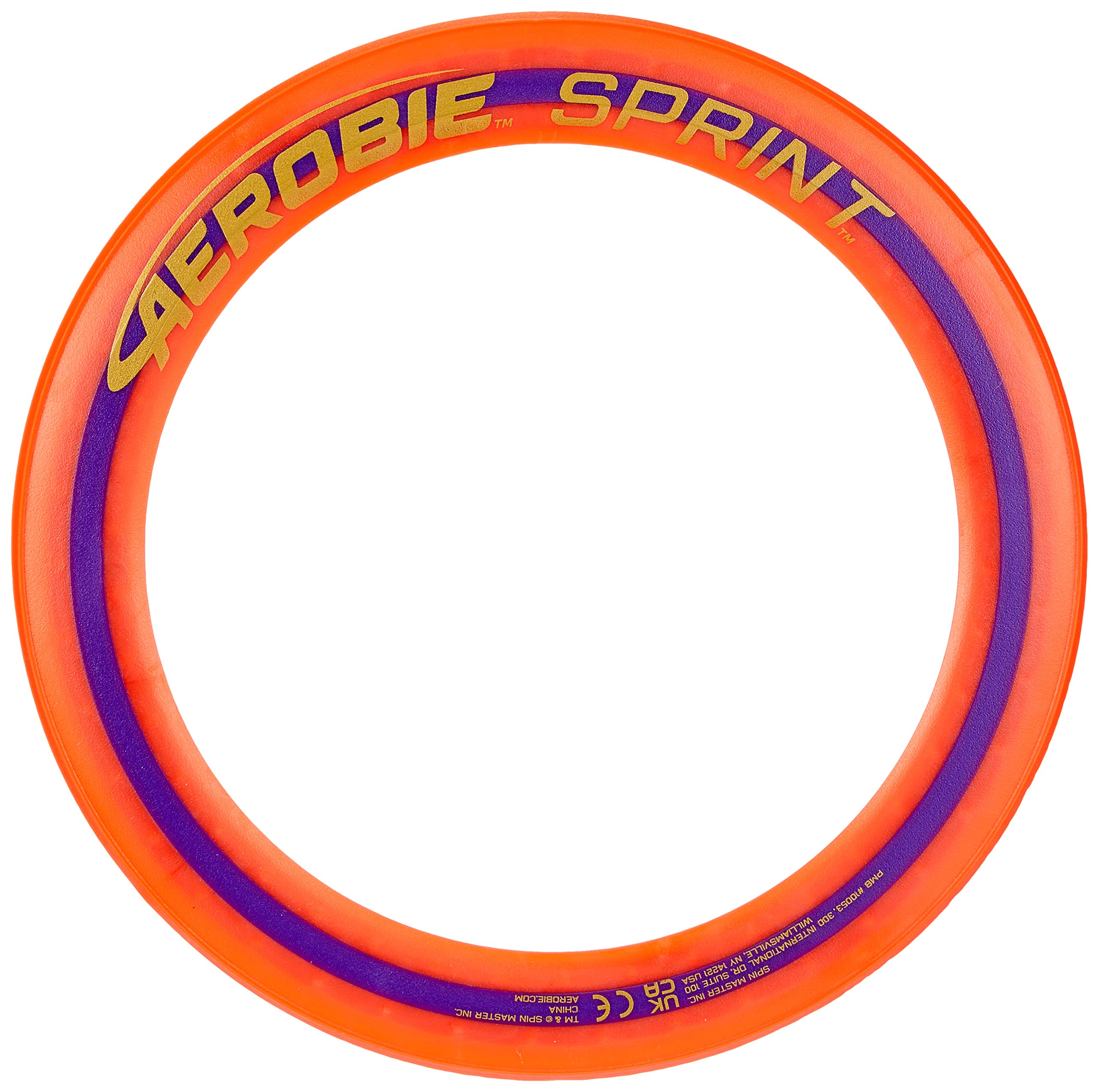 Aerobie Flying Ring, 25.4 cm, Orange, Kid, 1 Ring