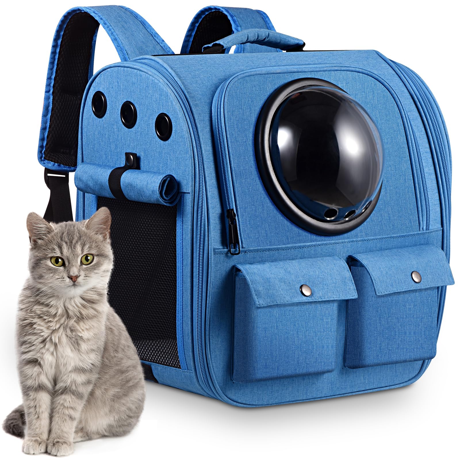 XXBSAZ Pet Carrier Backpack Fat Cat Backpack Expandable Bubble Window