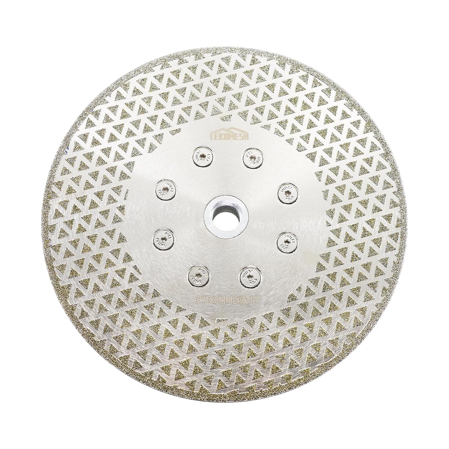 Tile Blade 7"/180mm Diamond Saw Blade for Cutting and Grinding Granite Marble Ceramic Porcelain Tile with 5/8"-11 Flange