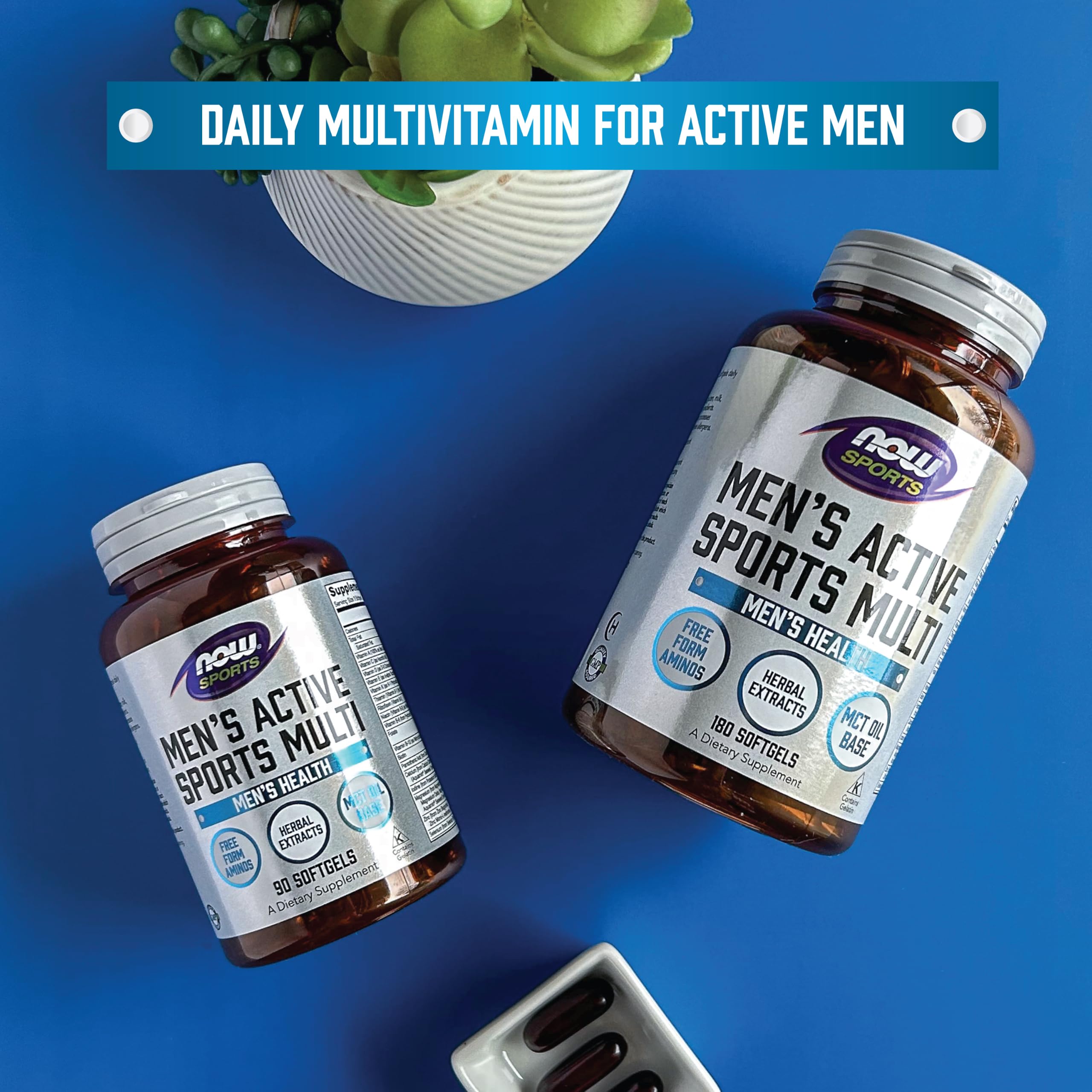 Now Sports, Men's Active Sports Multi, Daily Multivitamin, 180 Softgels — Amazon image 5