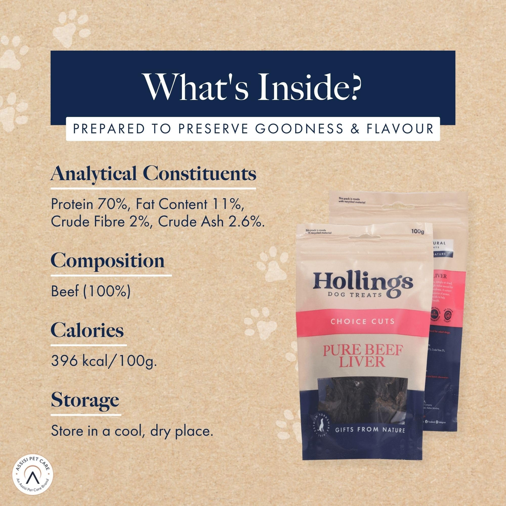 Hollings Liver Dog Treats 100 G