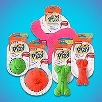 Vista 8 de Hartz DuraPlay - Juguetes perfumados para perros con aroma a tocino, tamaño pequeño (varios colores)