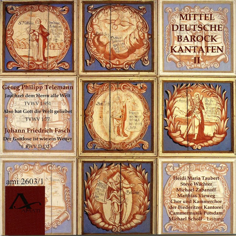 German Baroque Cantatas II - Works by Telemann/Fasch