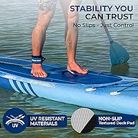 Vista 4 de SereneLife Tabla de Paddle Inflable de Pie con Accesorios Premium de SUP Diseño Amplio y Estable con Almohadilla de Cubierta Antideslizante de EVA