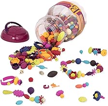 B. Toys - (500-Pcs) Pop Snap Bead Jewelry - DIY Jewelry Kit for Kids - coolthings.us
