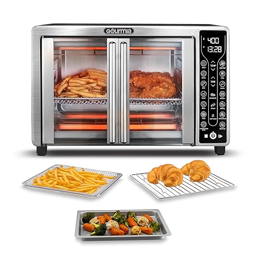 Gourmia French Door Air Fryer – 25 Qt Large Capacity