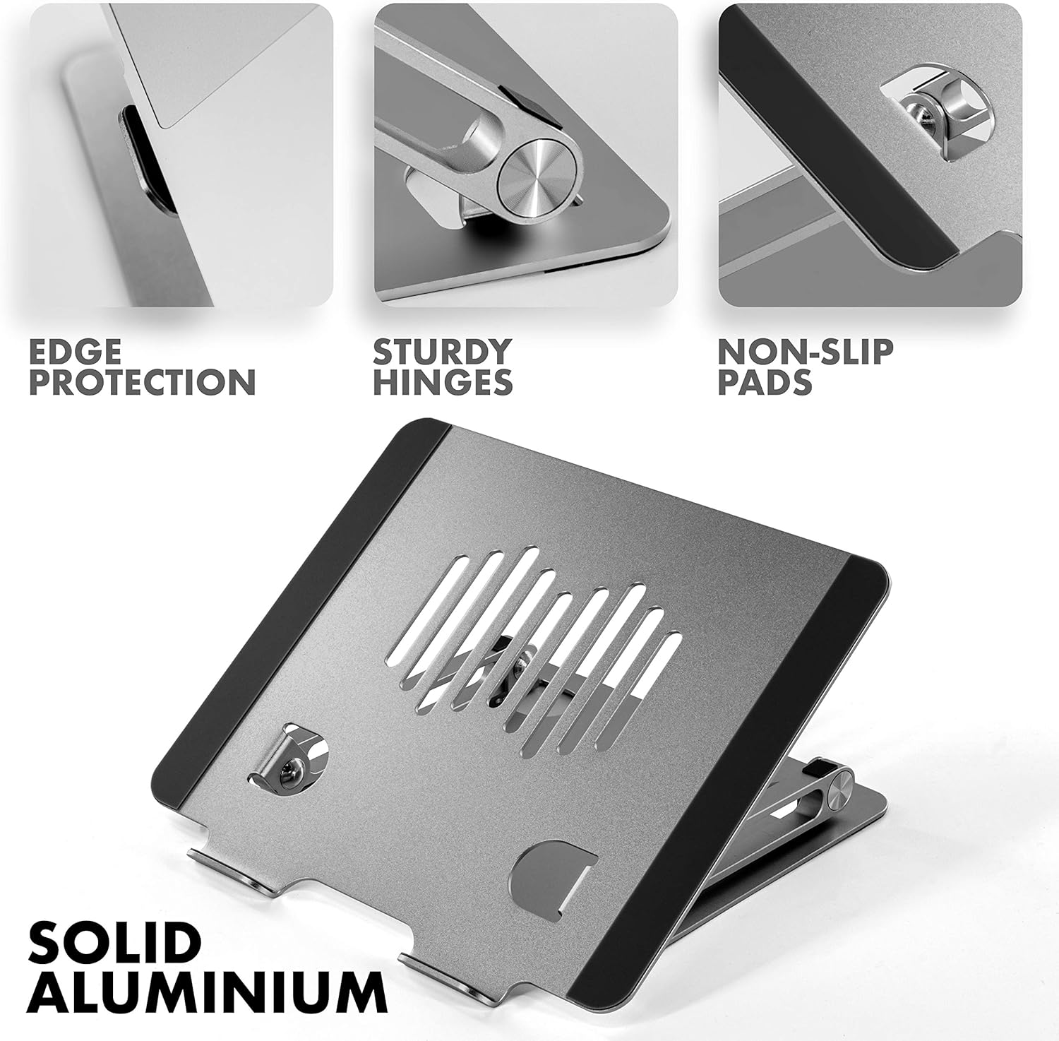 Laptop Stand Desk Standing Adjustable Computer Riser for Notebook