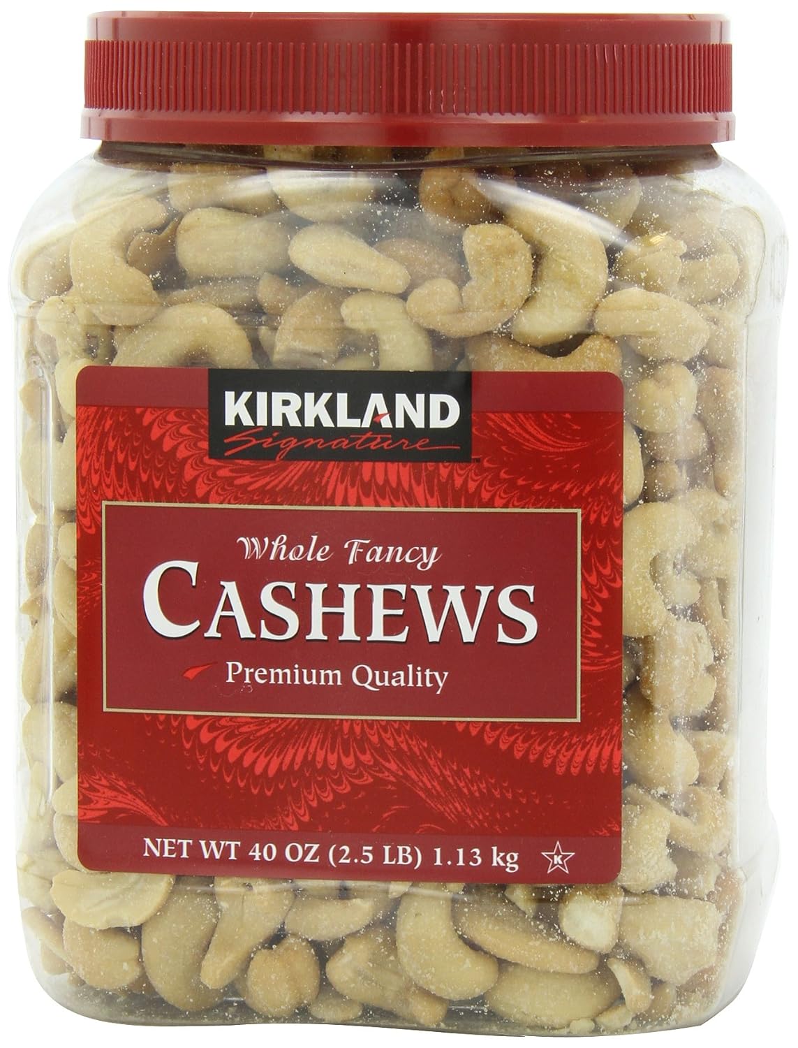 Kirkland Signature Whole Fancy Cashews, 40 Ounce Amazon.in Grocery