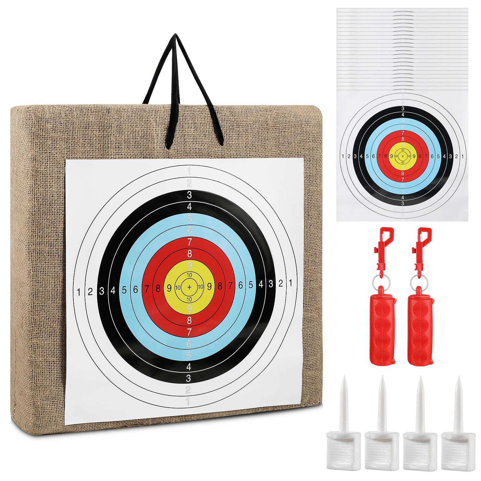 Archery Targets Paper for Backyard,30pcs Bow Arrow Targets for Hunting