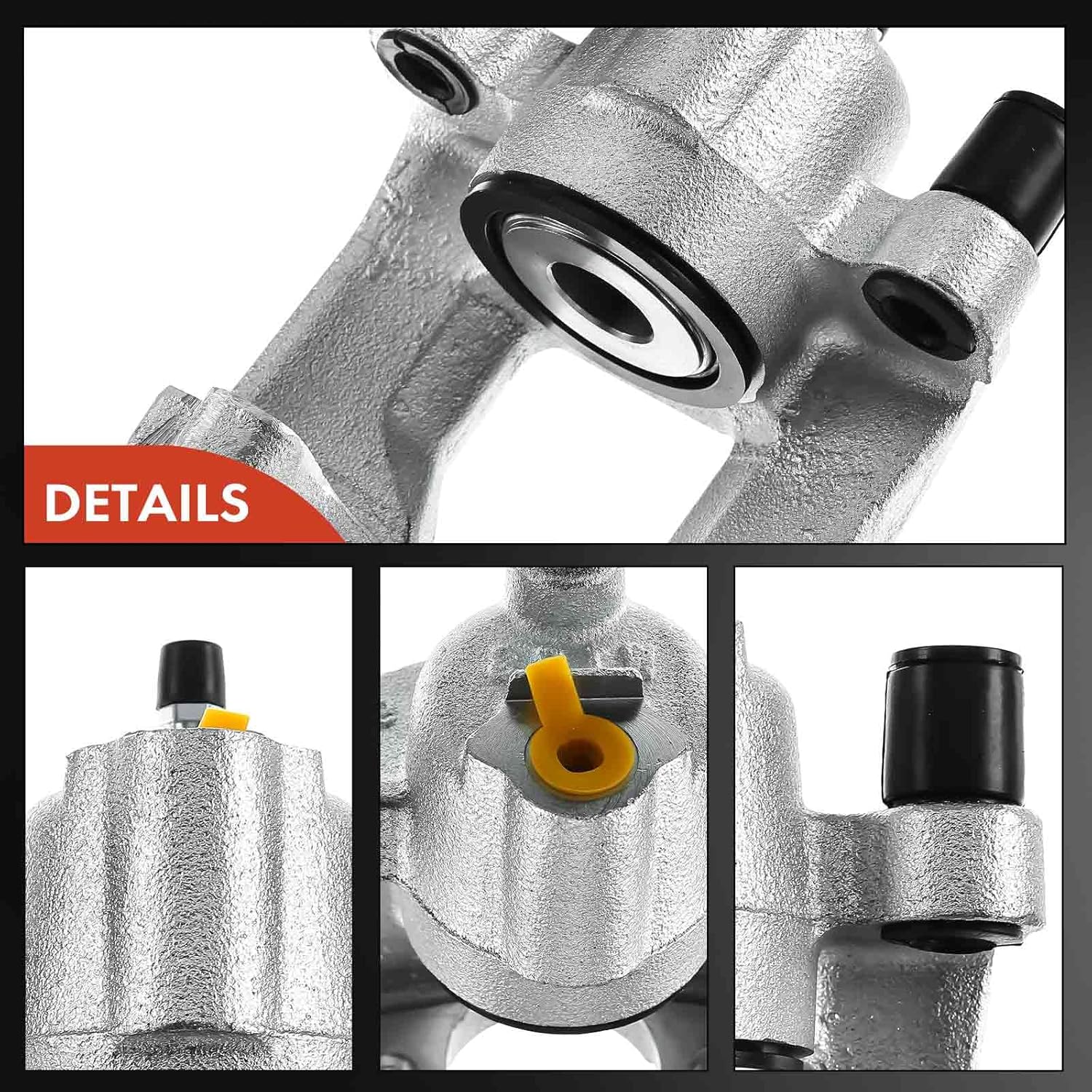 A-Premium Disc Brake Caliper Assembly Without Bracket Compatible with Select Chrysler, Dodge and Plymouth Models - Grand Voyager, Town & Country, Caravan, Grand Caravan, Voyager - Rear Side