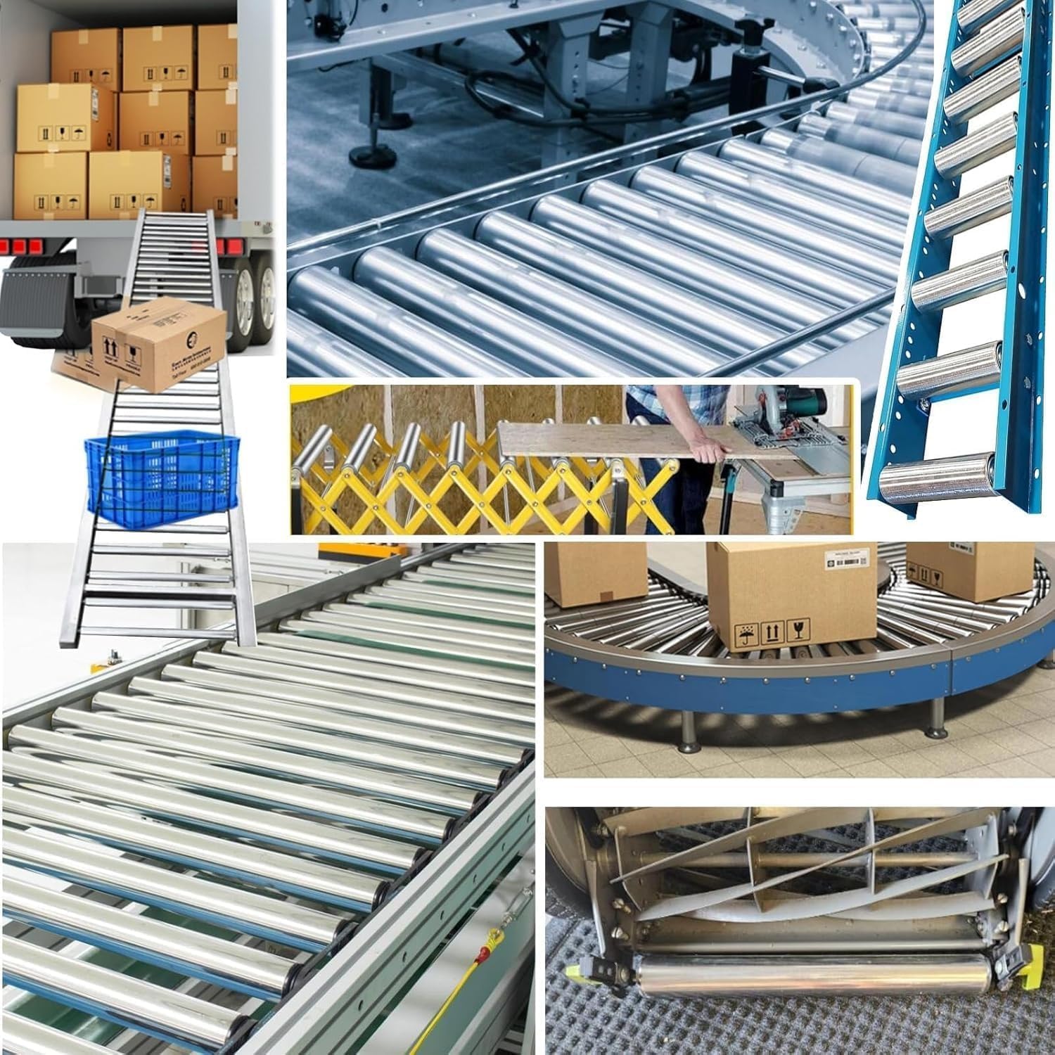 Replacement High-Performance Universal Roller Set of 5-for Fence Mowers & DIY Projects