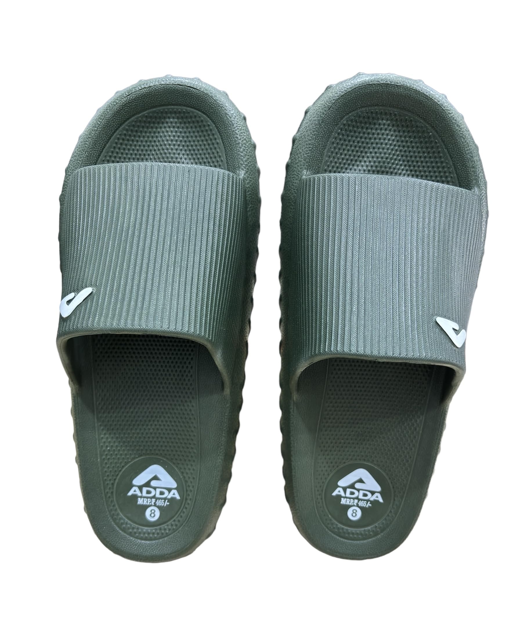 ADDA DUSTER-1 || Durable & Comfortable || EVA Sole || Lightweight || Fashionable || Super Soft || Outdoor Slipper || Sliders for Men (OLIVE, 6) (B0D7MVKFMW) Amazon Price History, Amazon Price Tracker