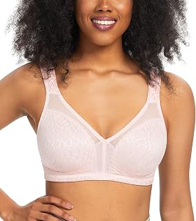 Women's Full Coverage Minimizer Bra Plus Size Non Padded Wirefree for Large Bust