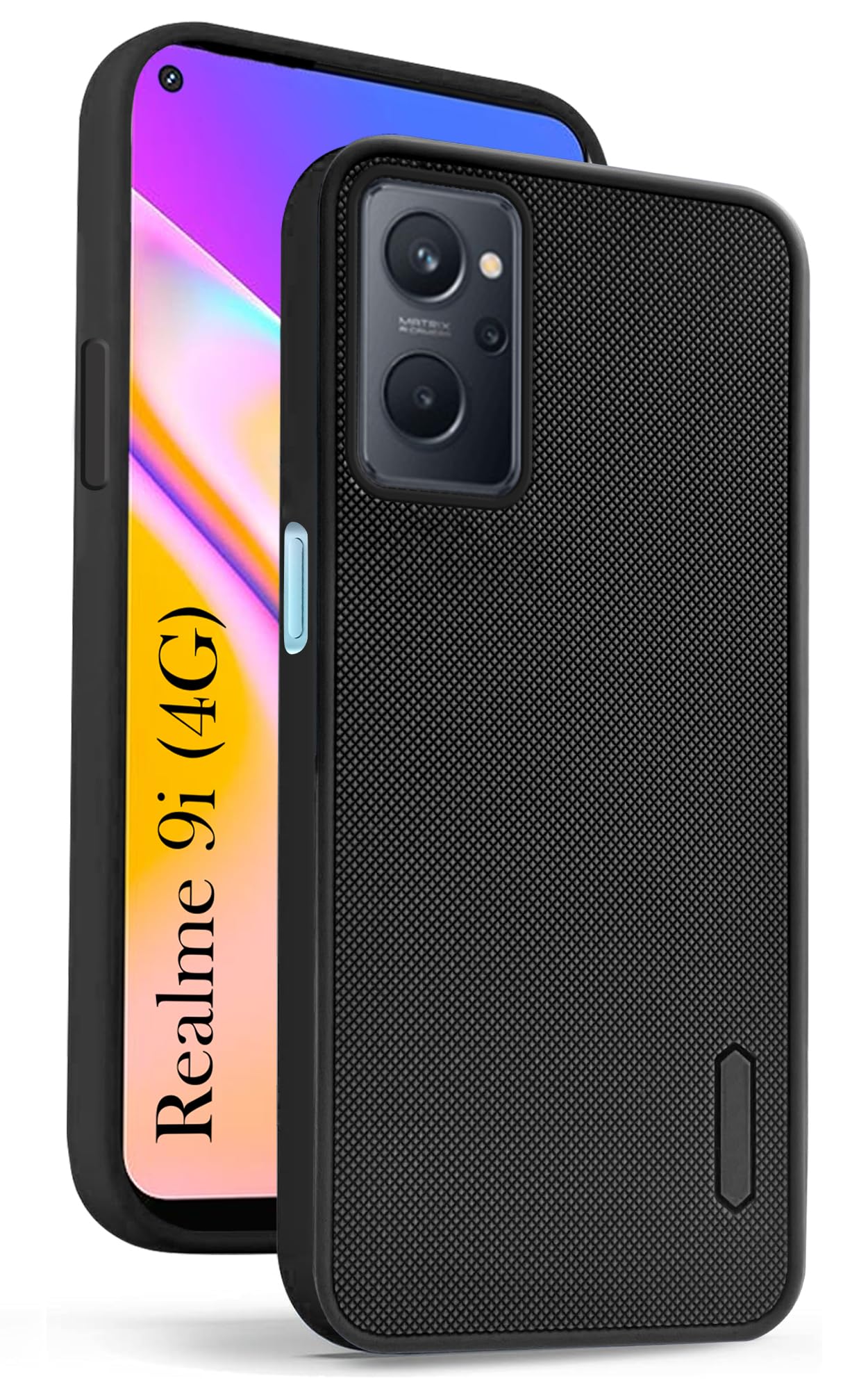 Jkobi Back Cover Case for Realme 9i (Textured Grip Design | Camera Protection | Slim and Light Weight | Soft Touch and Feel | Black) (B0CZXJWL2S) Amazon Price History, Amazon Price Tracker