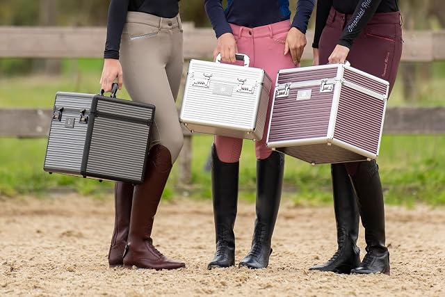 Foto 6 de 6 de Imperial Riding Shiny Classic - Caja de Limpieza pequeña con Cerradura de combinación, Compartimentos…