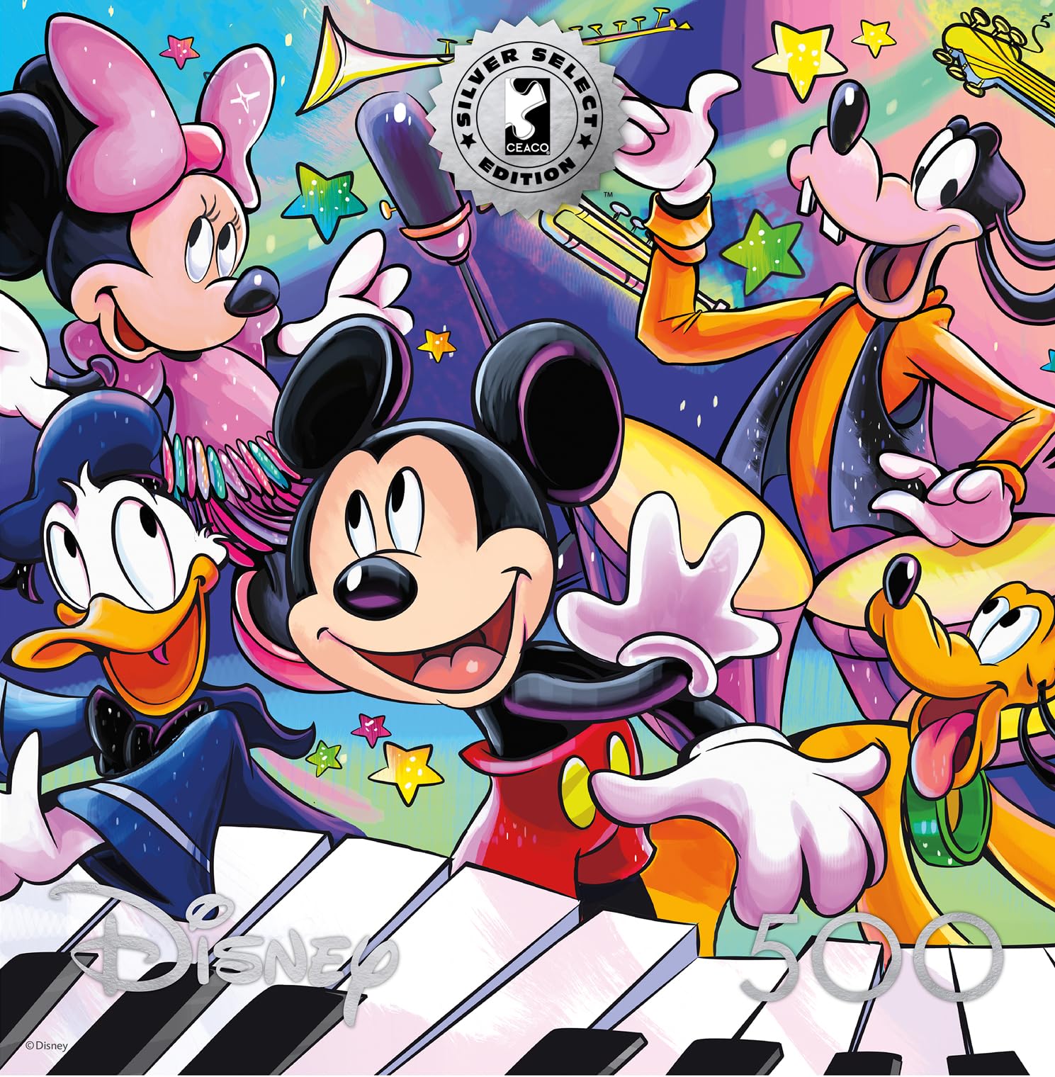 Amazon.com: Buffalo Games Silver Select Mickey's Music Jigsaw