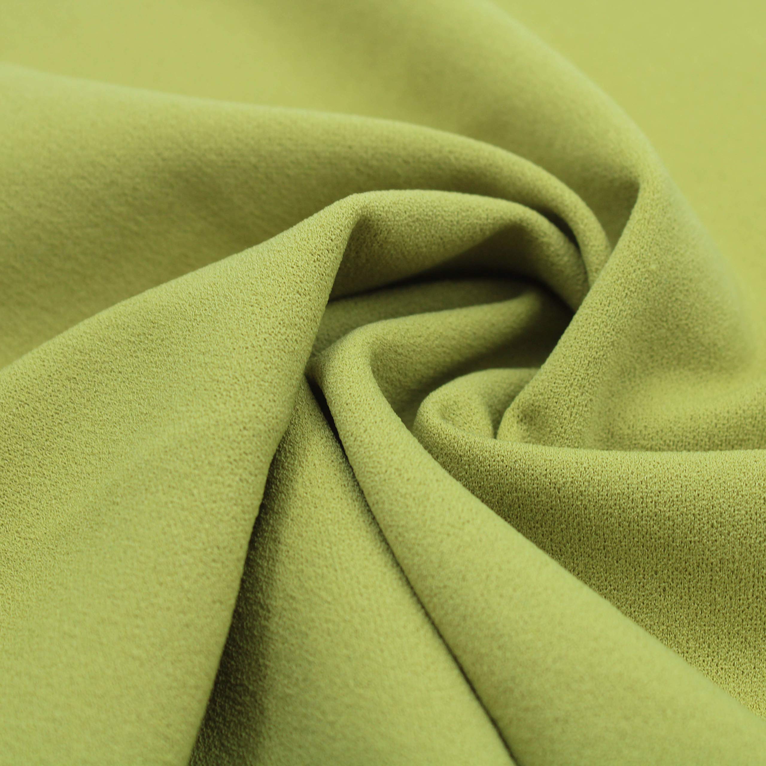 Scuba Crepe Techno Knit Fabric (Green Oasis)