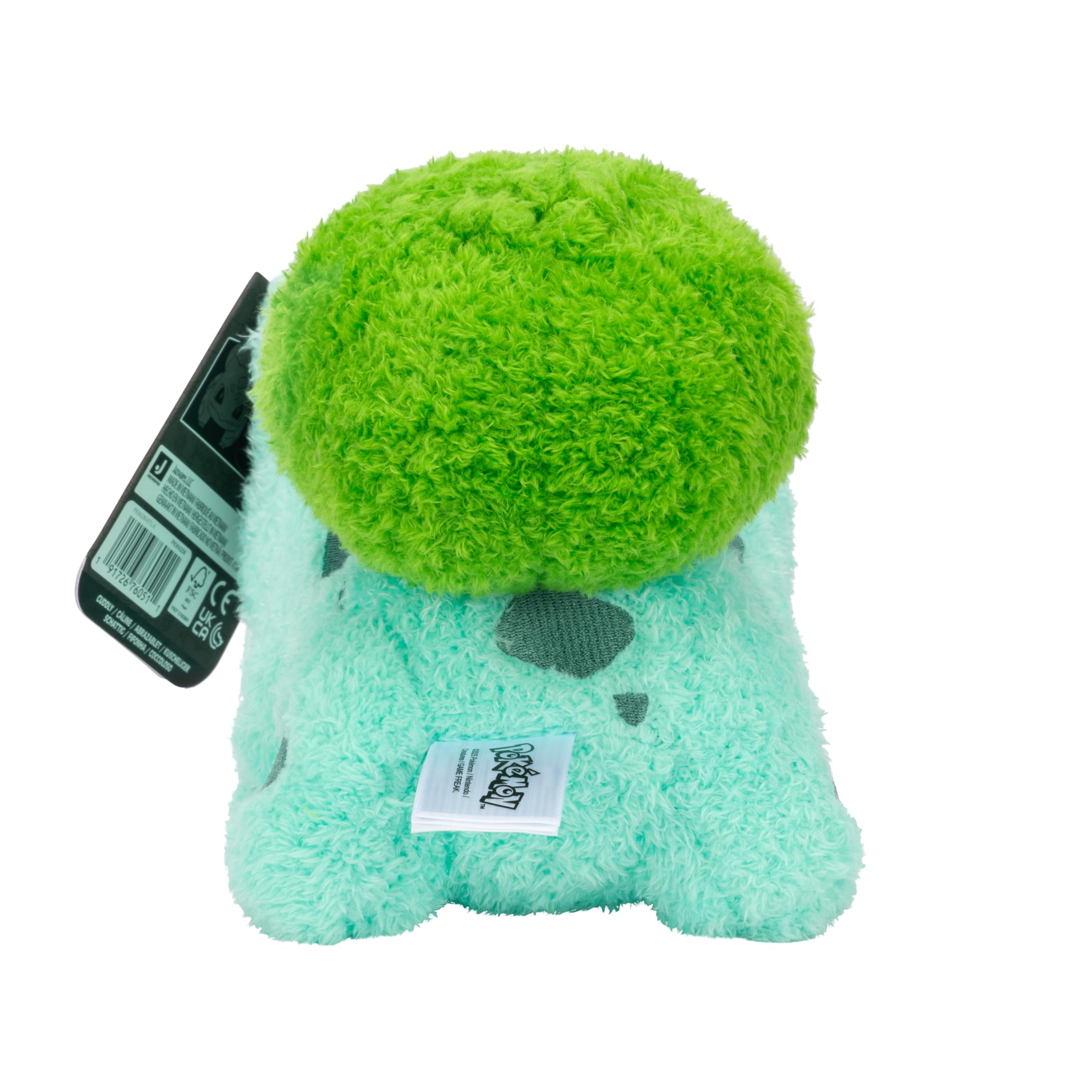 Pokémon Select Kanto 20 cm Cuddly Bulbasaur Plush - Green/Blue - Official Pokemon stuffed toy for children 2+.