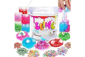 Unicorn Slime Kit for Kids 7-12: 35oz DIY Clear Slime Making Kits