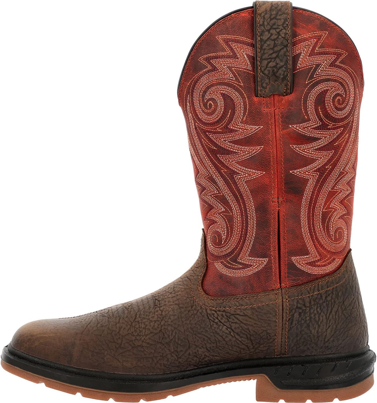 ROCKY Men's Worksmart Composite Toe Waterproof Western Boots