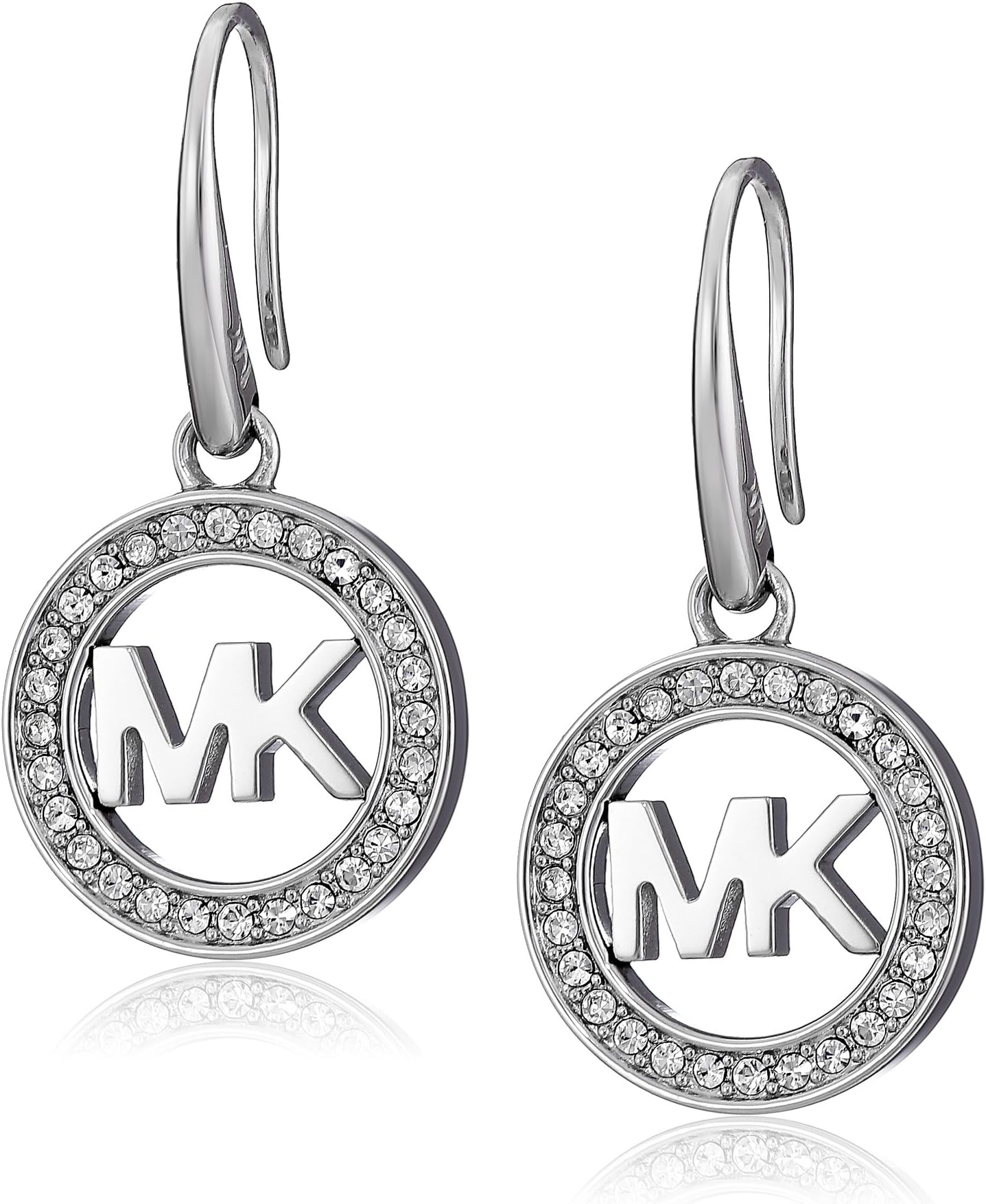 Michael Kors MK Logo Drop Earrings