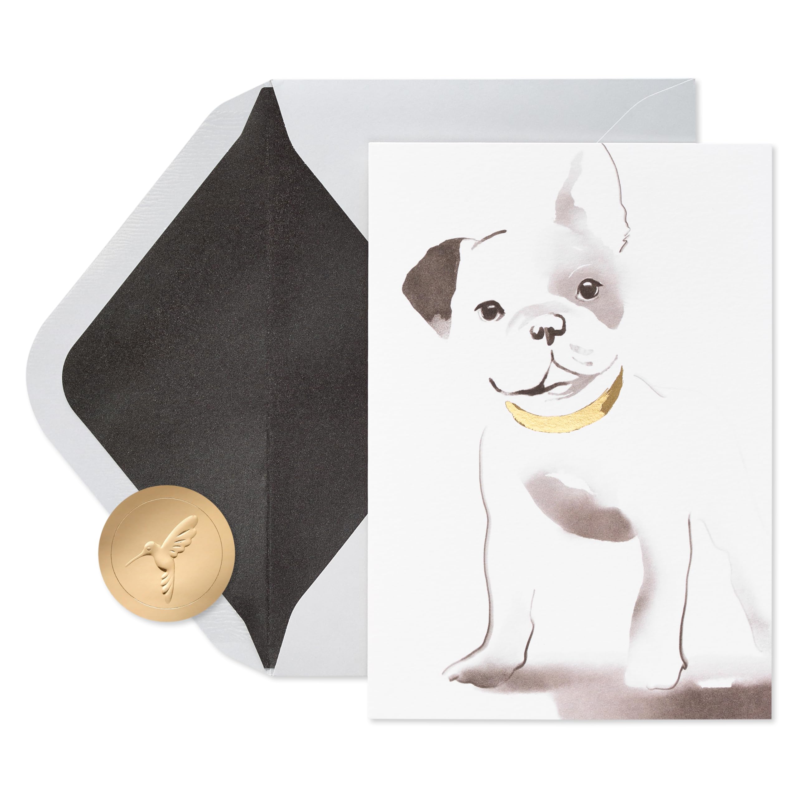 Papyrus Blank Cards with Envelopes, Frenchie (12 count) — image 1