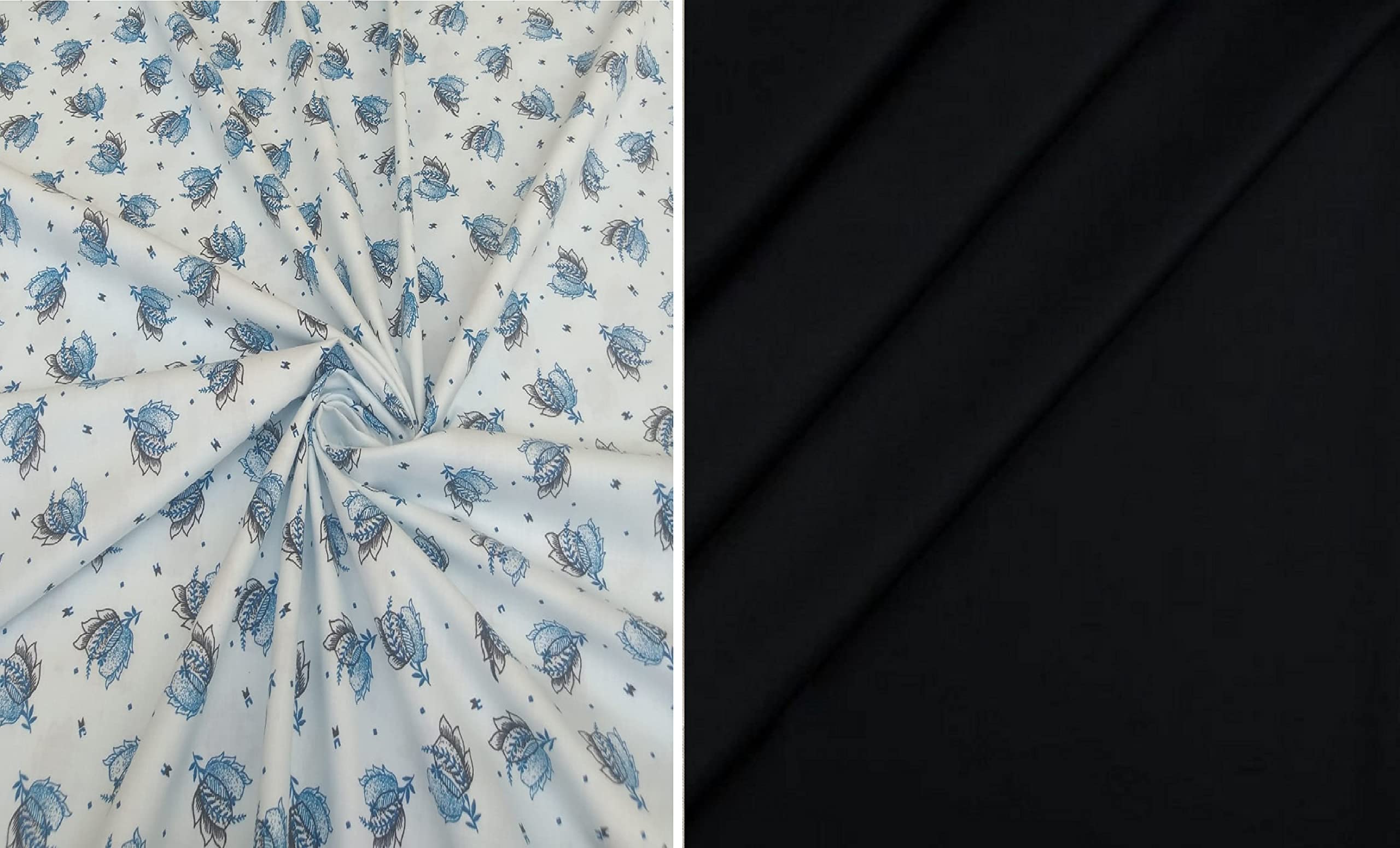 Pri & Su CottLinns Combo of Cotton Printed Shirt 110007 & Trouser Fabric 90009-image-1