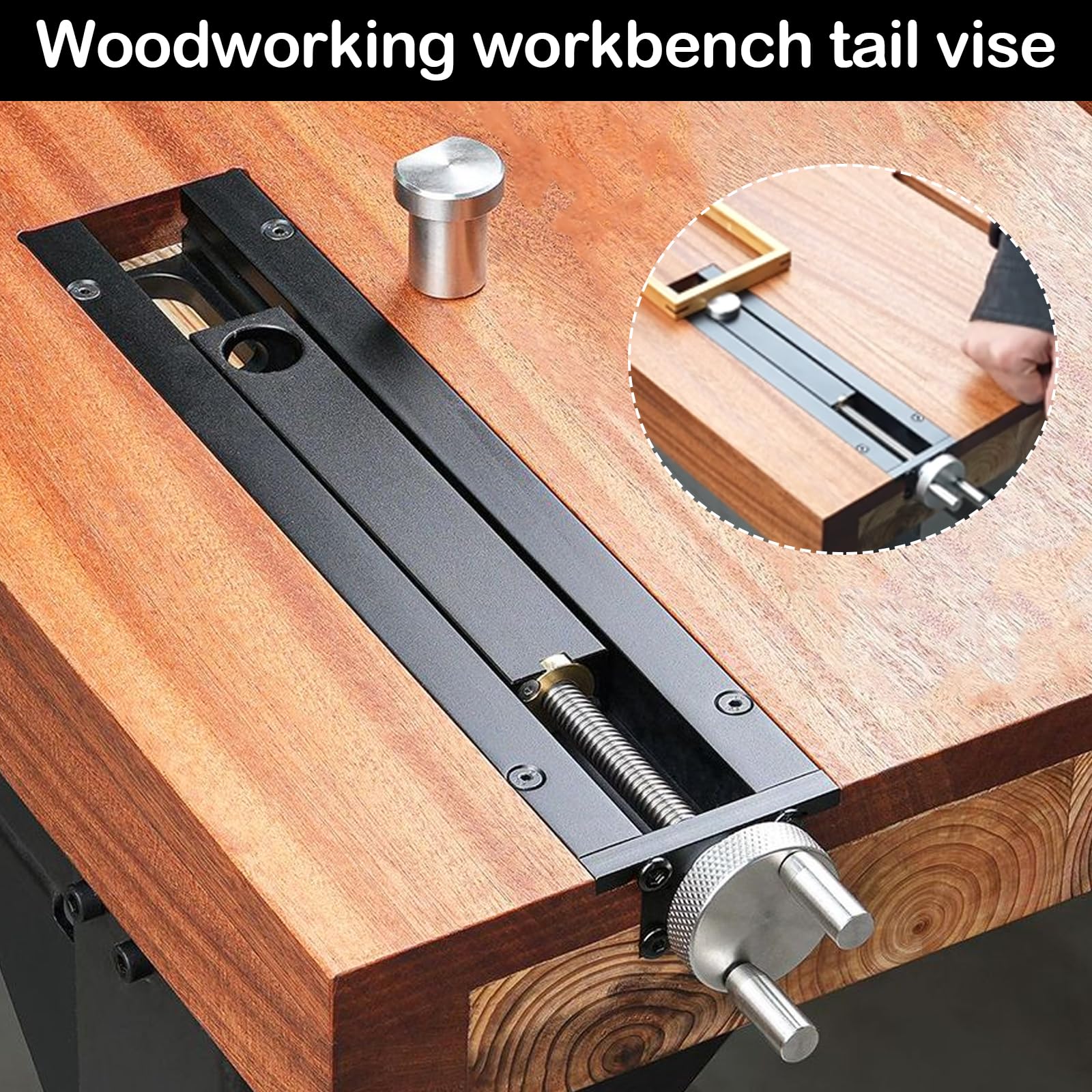 Tischklemme für Holzbearbeitungstische, Einstellbare Horizontale T-Nut-Klemme Schnellspann Schraubstock, Tischklemme für Werkbänke und Heimwerkerprojekte