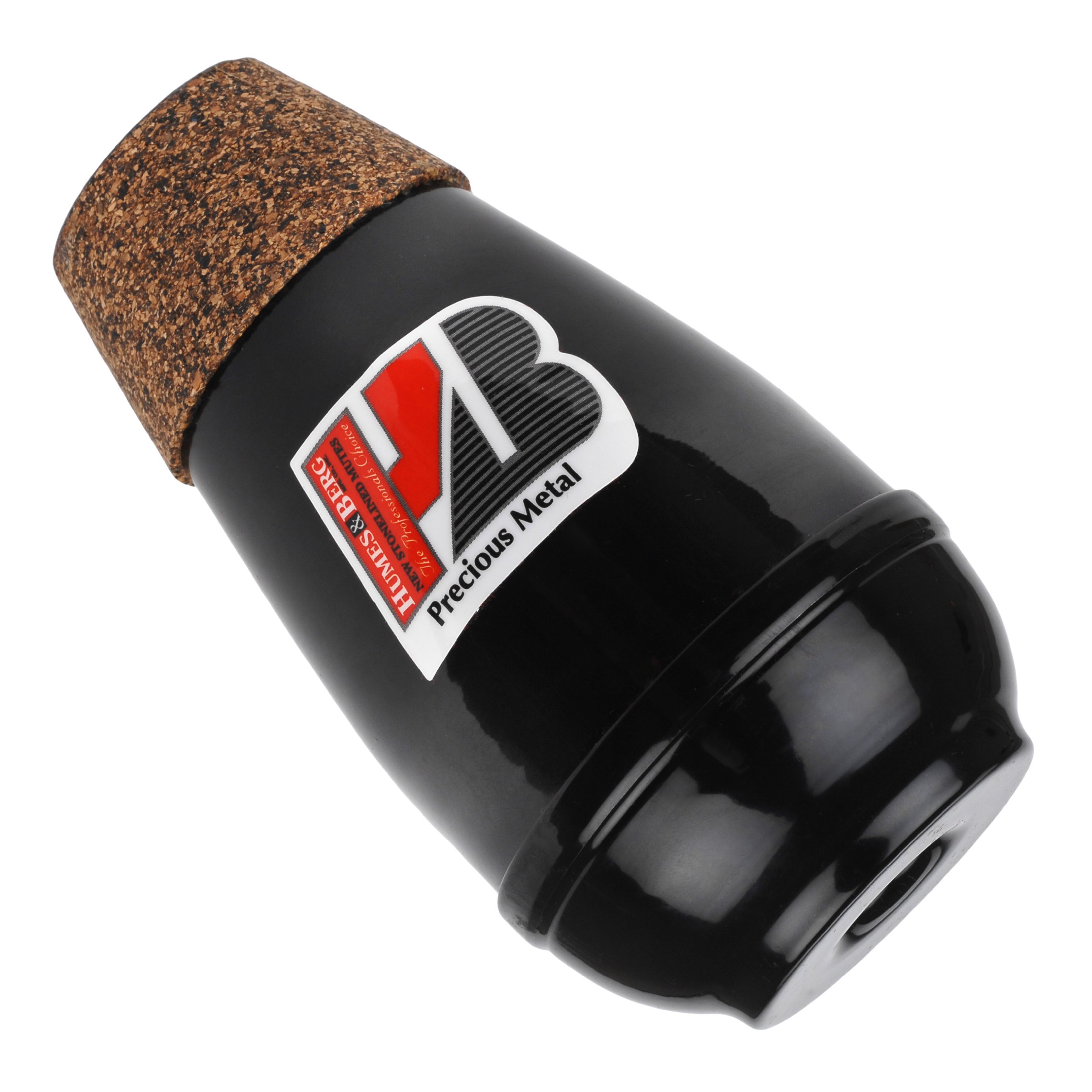 Humes & Berg Practice Mute New Stone Lined Snub Nose 234BK Trumpet, Black, Trompete