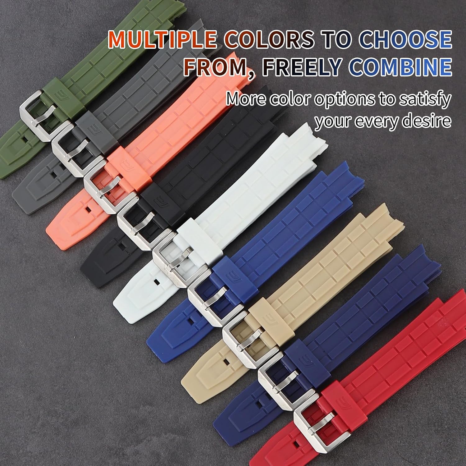Soft Silicone Replacement Strap for Casio EFX-500P/EFX-700 Men's Strap Watch Accessories