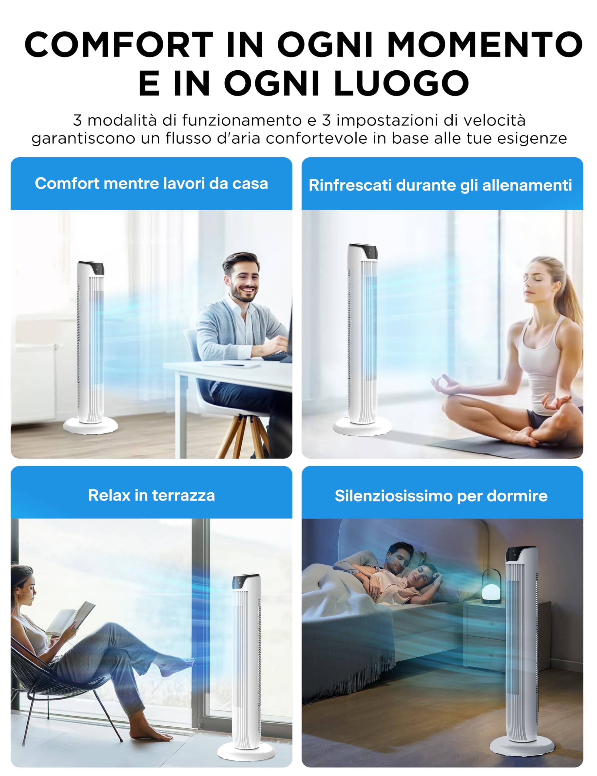 Midea Ventilador de pie