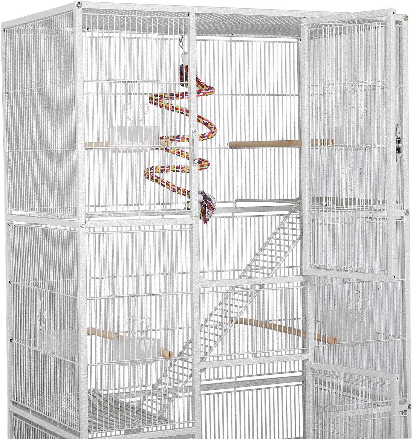 Buy Yaheetech 69 Inch Extra Large Wrought Iron 3 Levels Ferret