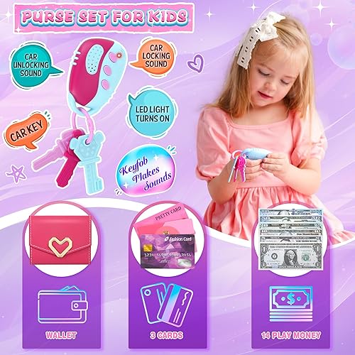 Miniatura 4 de GIFTINBOX Play - Bolso para niñas pequeñas, juguetes para niñas de 3 a 5 4 a 5 6 a 8 años, juguetes para niñas, regalos de cumpleaños y juguetes