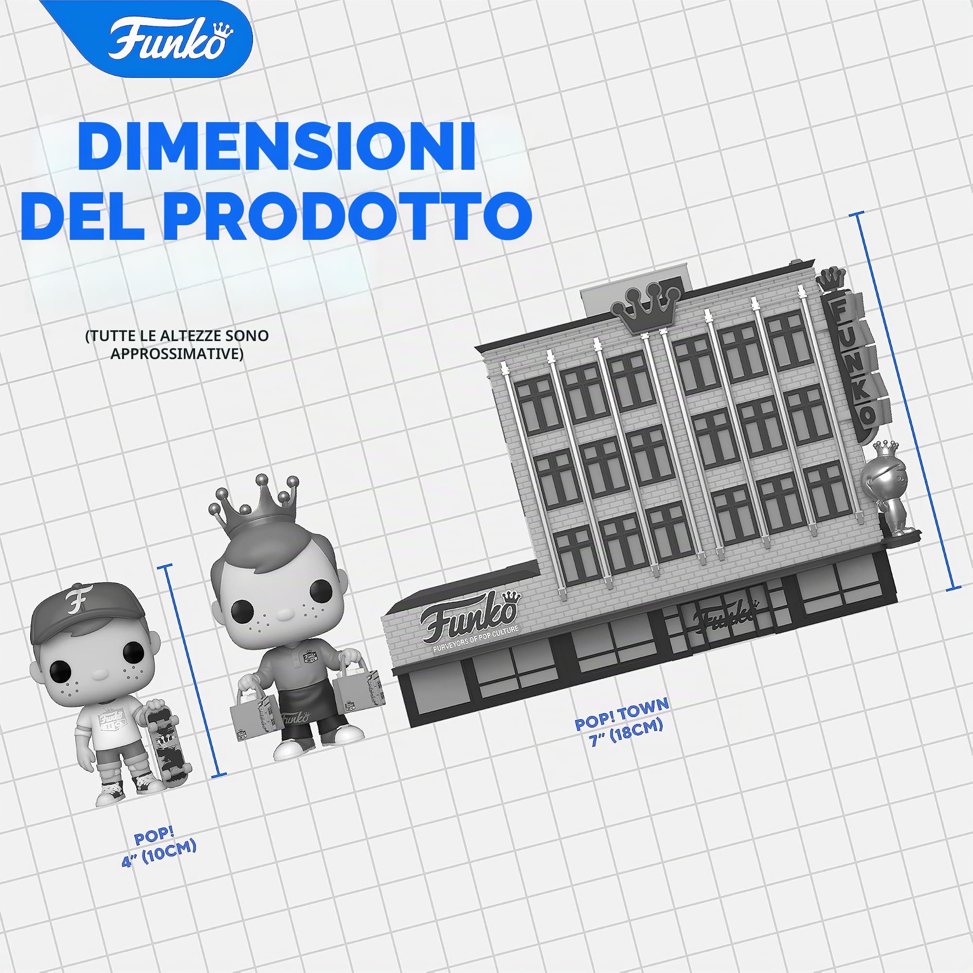Funko Pop! Town: Ghostbusters-Dr. Peter Venkman With House - Figura in Vinile da Collezione - Idea Regalo - Merchandising Ufficiale - Giocattoli per Bambini e Adulti - Movies Fans