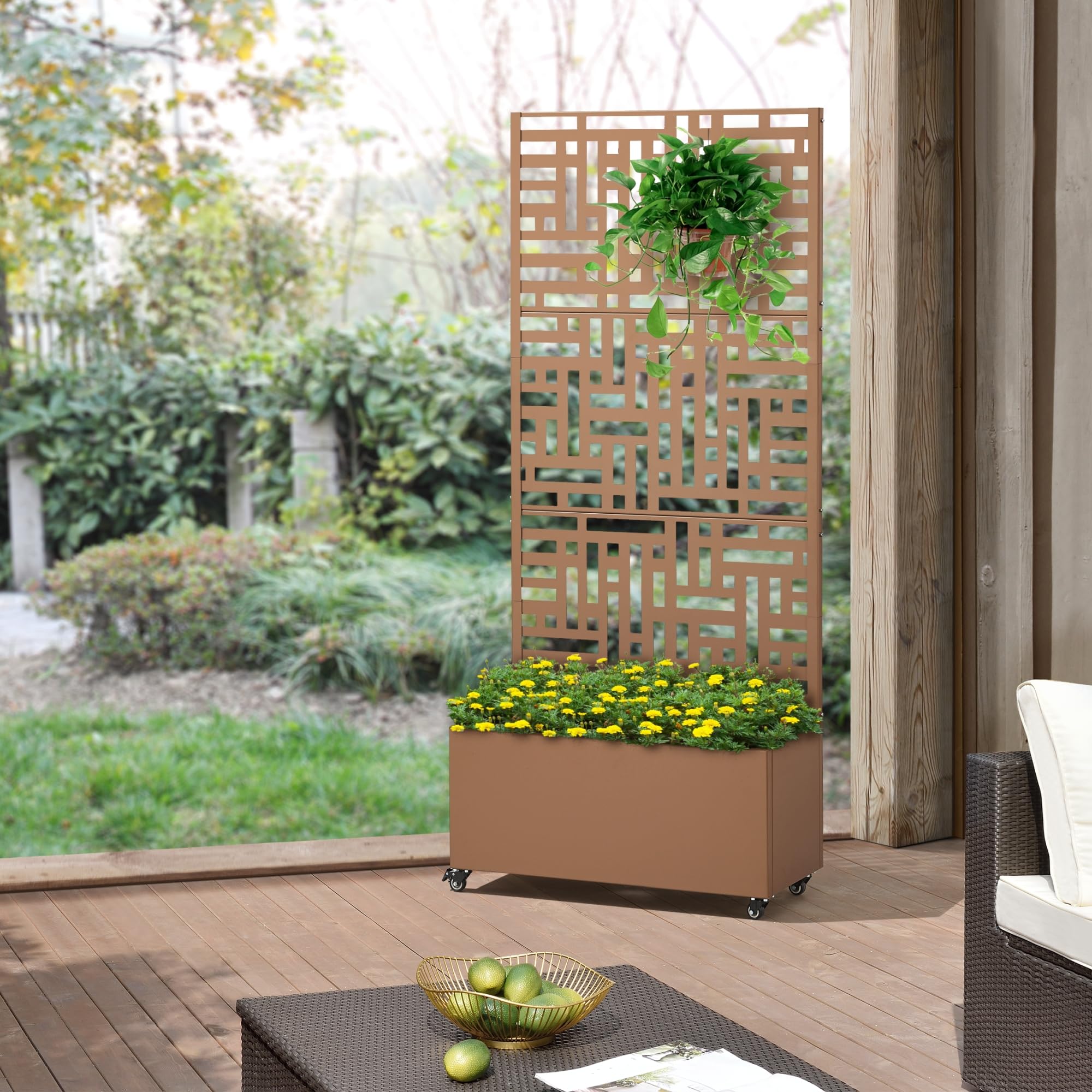 Contemporary Balcony Trellis