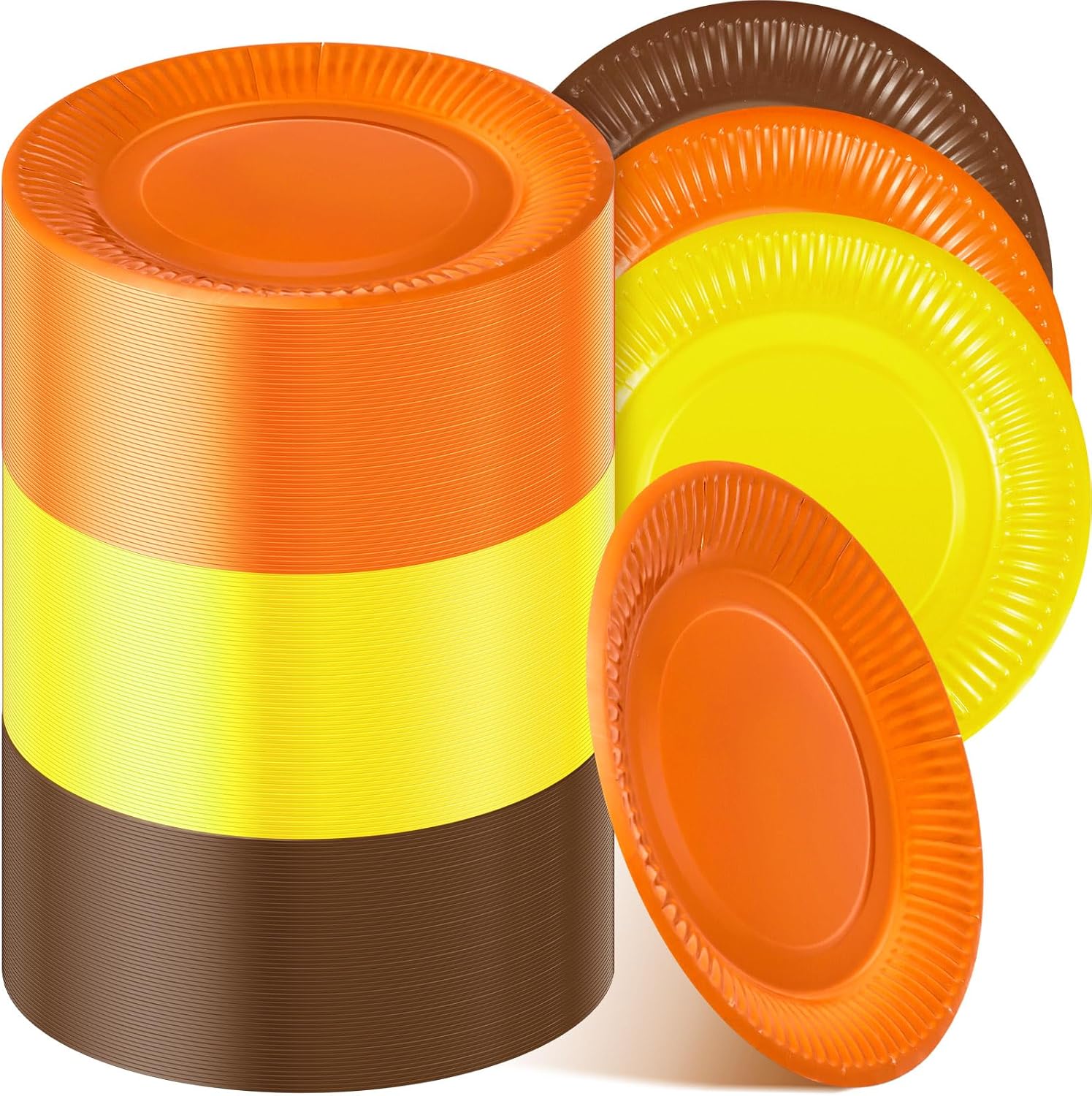 Tessco 240 Pcs Thanksgiving Paper Dessert Plates 7