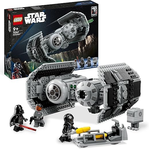 Star Wars TIE Bomber, Starfighter Modelbouwset met Darth Vader en Gonk Droid - 75347
