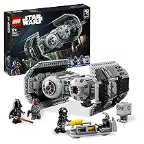 LEGO Star Wars 75347 TIE Bomber – Modello di Astronave Giocattolo con un Droide Gonk e la Minifigure di Darth Vader con Spada Laser – Regalo per Bambini da 9 Anni in su