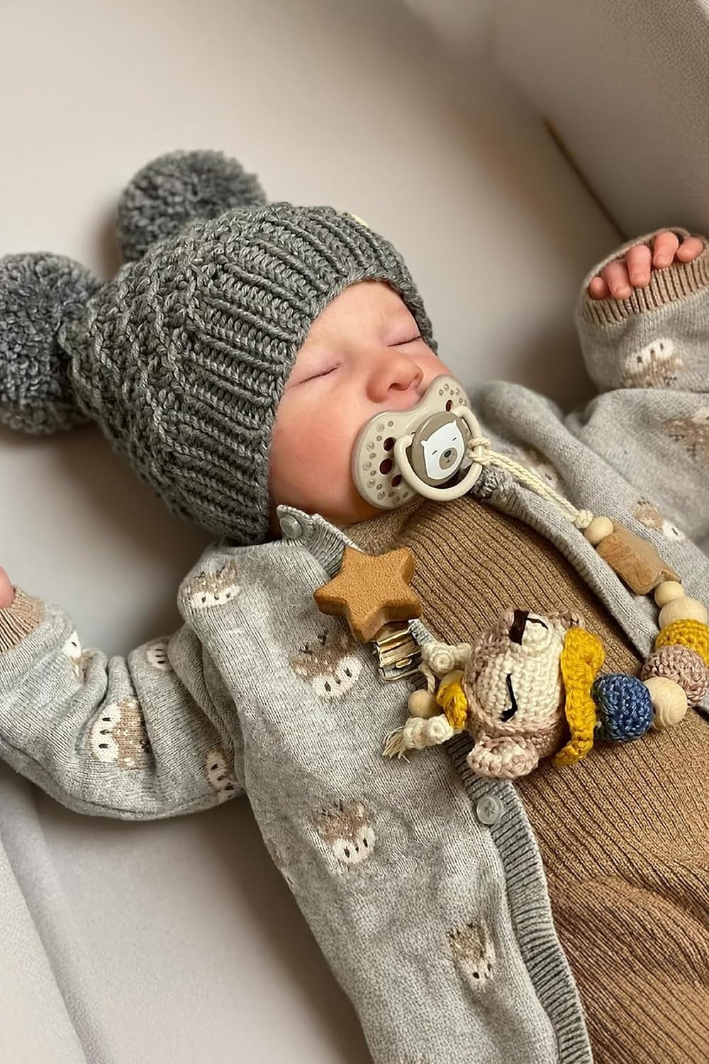 BABESIDE Realistic Reborn Baby Dolls Boy Noah, 20 Inches Soft Full Vinyl Body Realistic Baby Dolls, Real Life Baby Doll with Toy Accessories Gift Set for Kids Age 3+