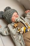 BABESIDE Realistic Reborn Baby Dolls Boy Noah, 20 Inches Soft Full Vinyl Body Realistic Baby Dolls, Real Life Baby Doll with Toy Accessories Gift Set for Kids Age 3+