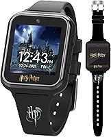 Accutime Harry Potter Kids Smartwatch: Touchscreen with Camera, 10 Faces, Games, Step Counter, Alarm - Fits 5.5-8" Wrists
