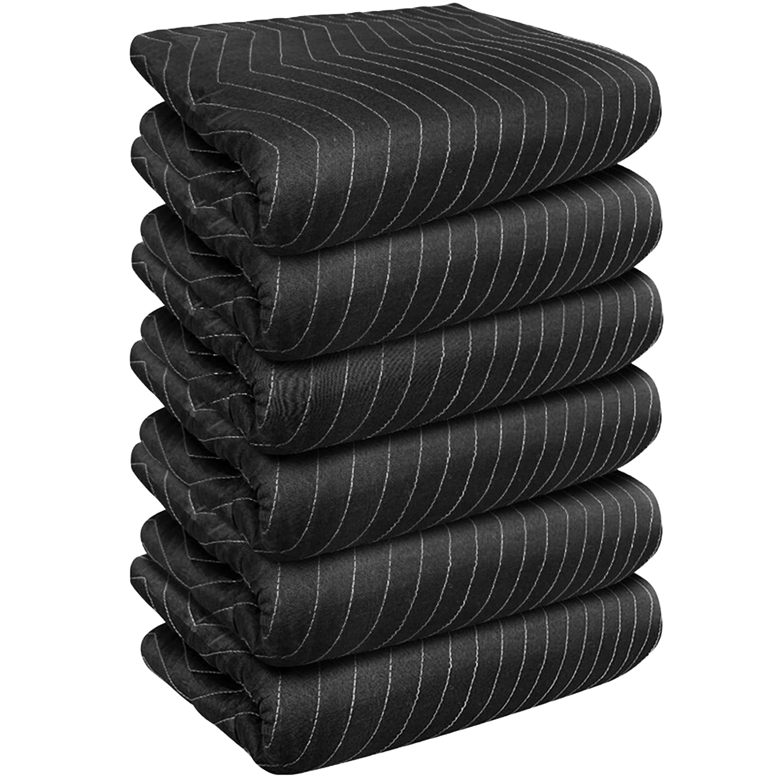 6 robuste Umzugs- und Verpackungsdecken – Ultra Thick Pro – 203,2 x 182,9 cm (29,5 kg/dz Gewicht) – Professionelle gesteppte Versand-Möbel-Pads (6 robuste 29,5 kg/Dutzend)