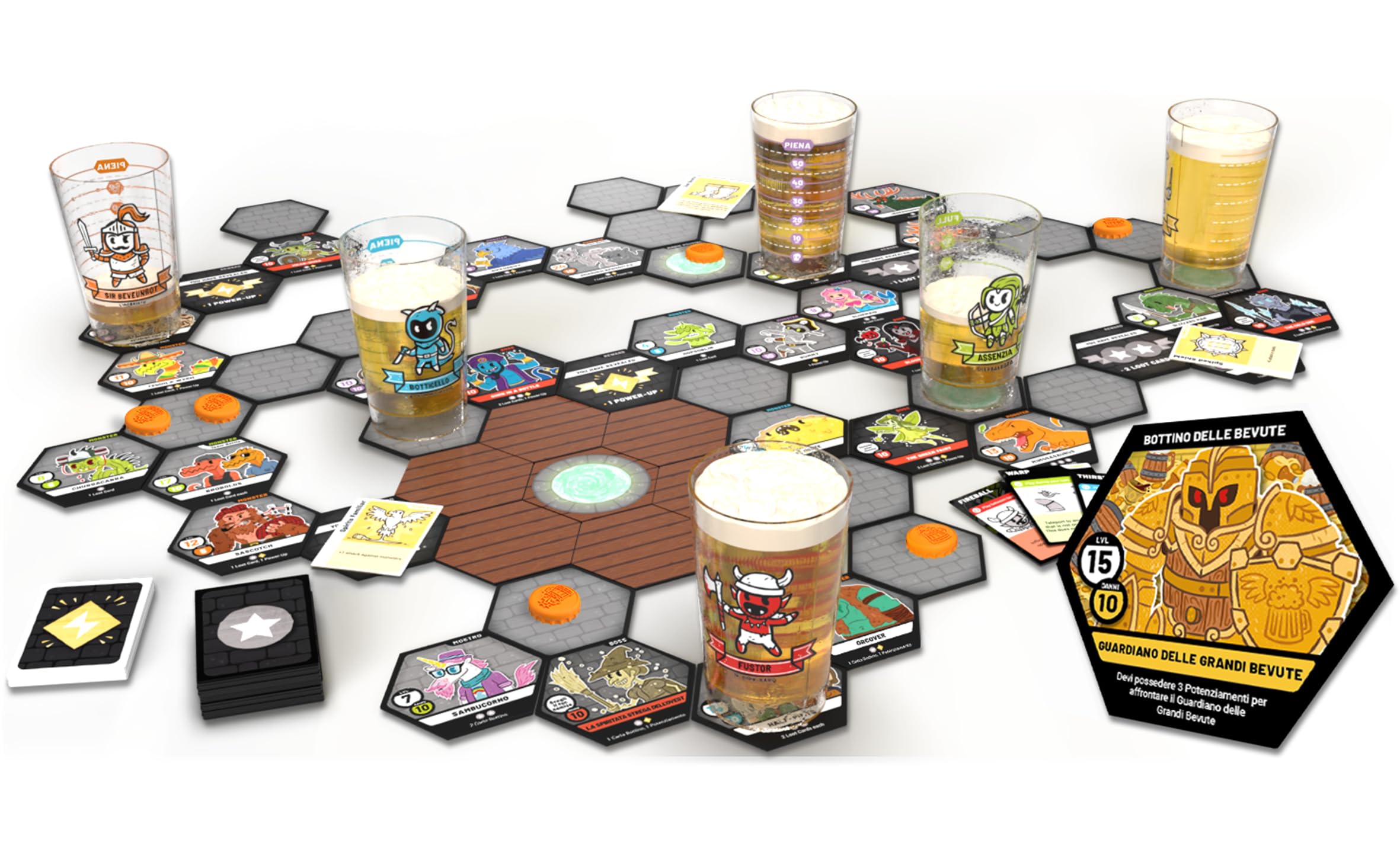 Cranio Creations - Eroi di Barcadia – Il Gioco per Chi ha Sete di Avventura | 2-6 Giocatori - 90 Min – Party Game – Età 18+ - Edizione in Lingua Italiana