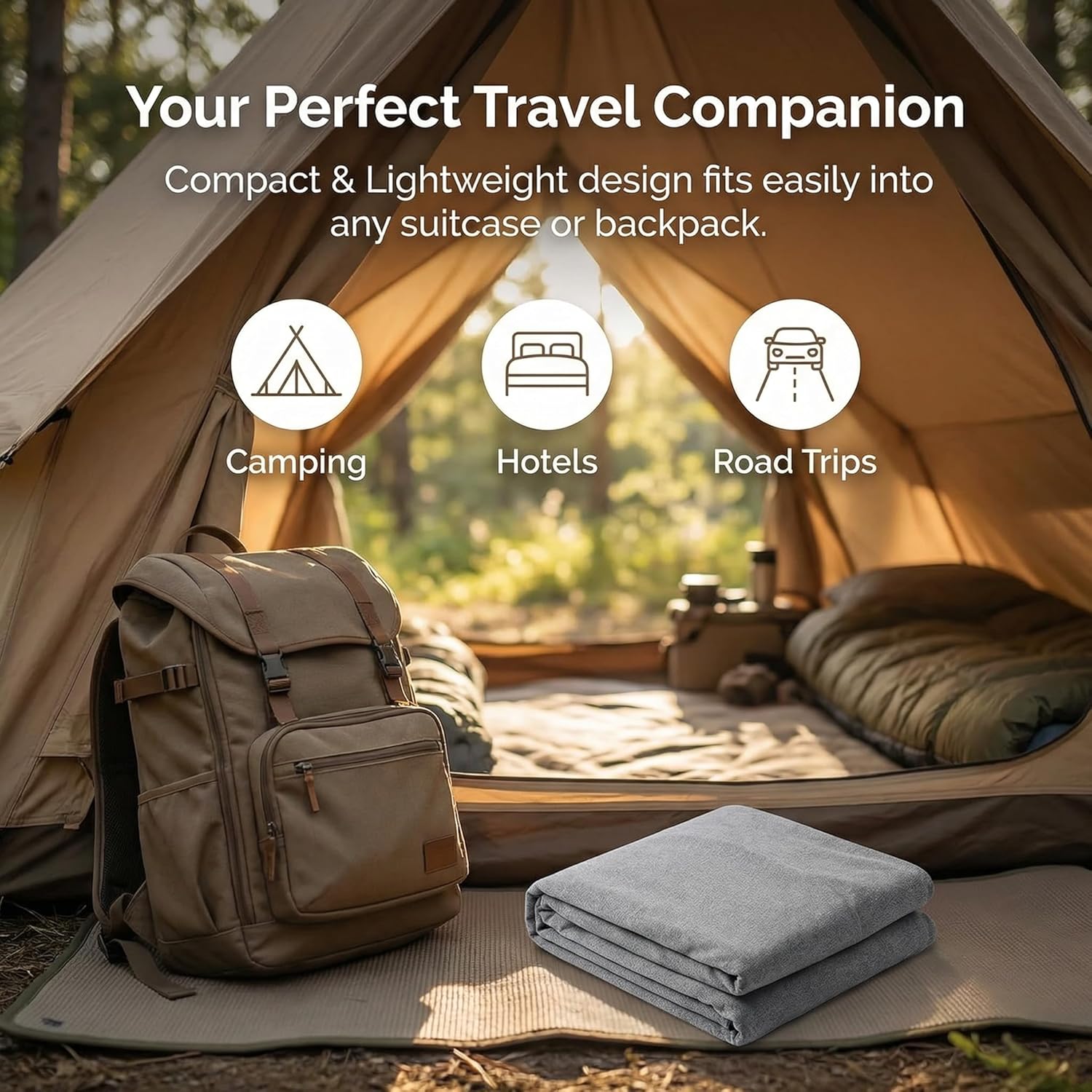 Wearable Sleep Pod Hug Blanket for Adults – Portable Sleeping Bag for Stress Relief, Better Sleep & Travel