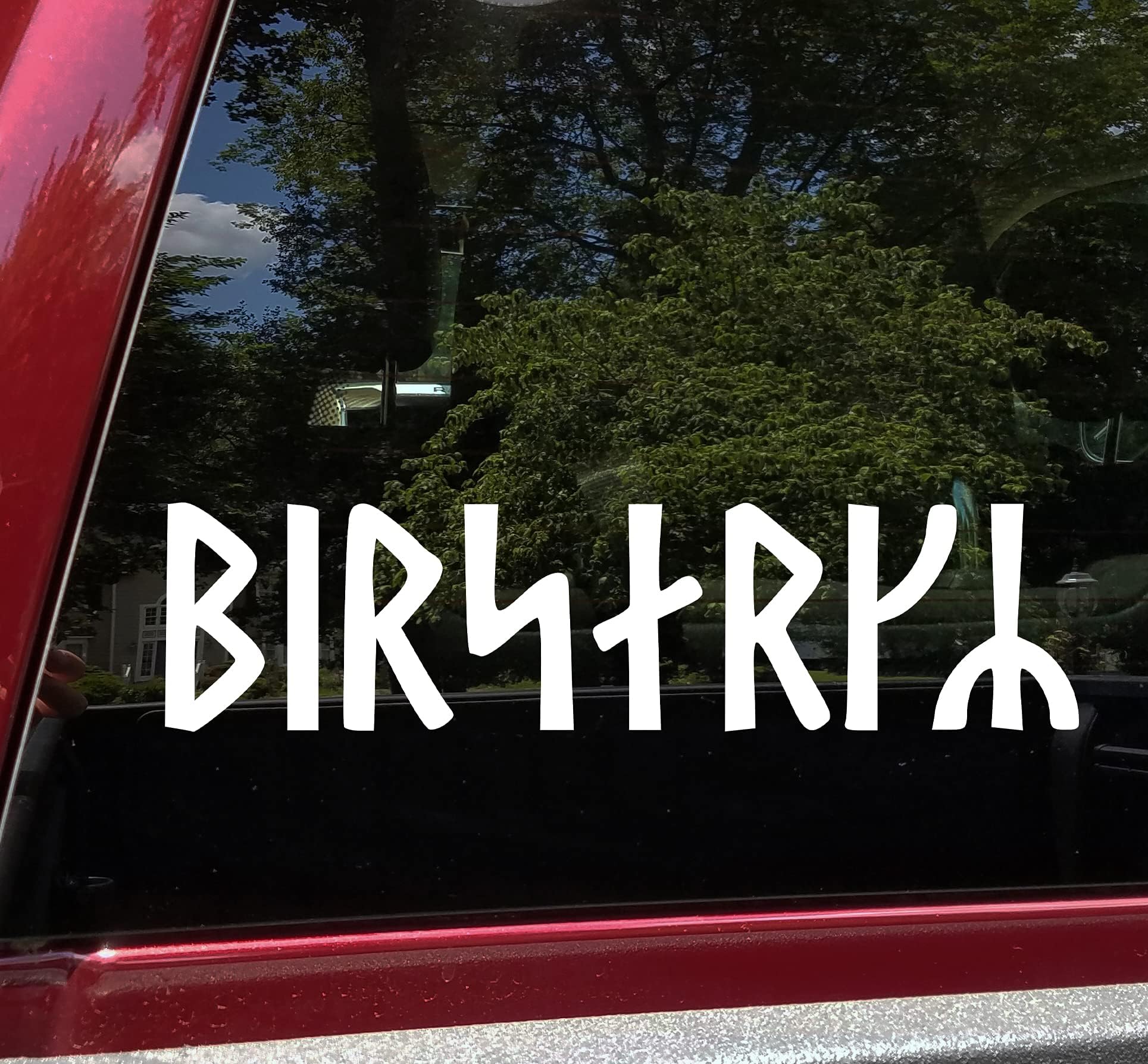 Amazon.com - Until Valhalla in Norse Runes Vinyl Decal V2 - Viking ...