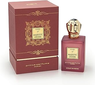 Prince Parfums Dubai - Majestic Oudh Extrait de Parfum - Unisex Luxury Fragrance - 3.4 oz - Long-Lasting Signature Scent - Sophisticated, Rich Oudh with Amber, Vanilla, and Musk