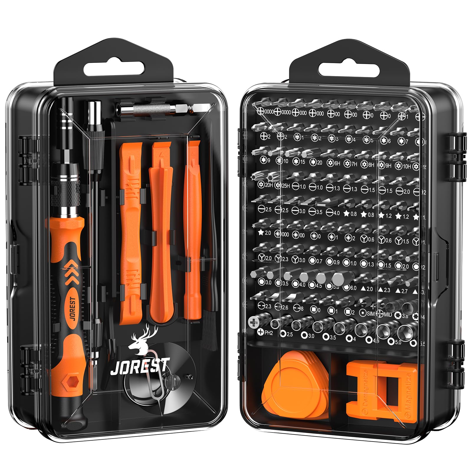 JOREST 117 in 1 Precision Screwdriver Set, Tool Gifts for Men, Mini Repair Tool Kit with Torx Triwing Bits, Repair for Computer, Macbook, Laptop, PC,