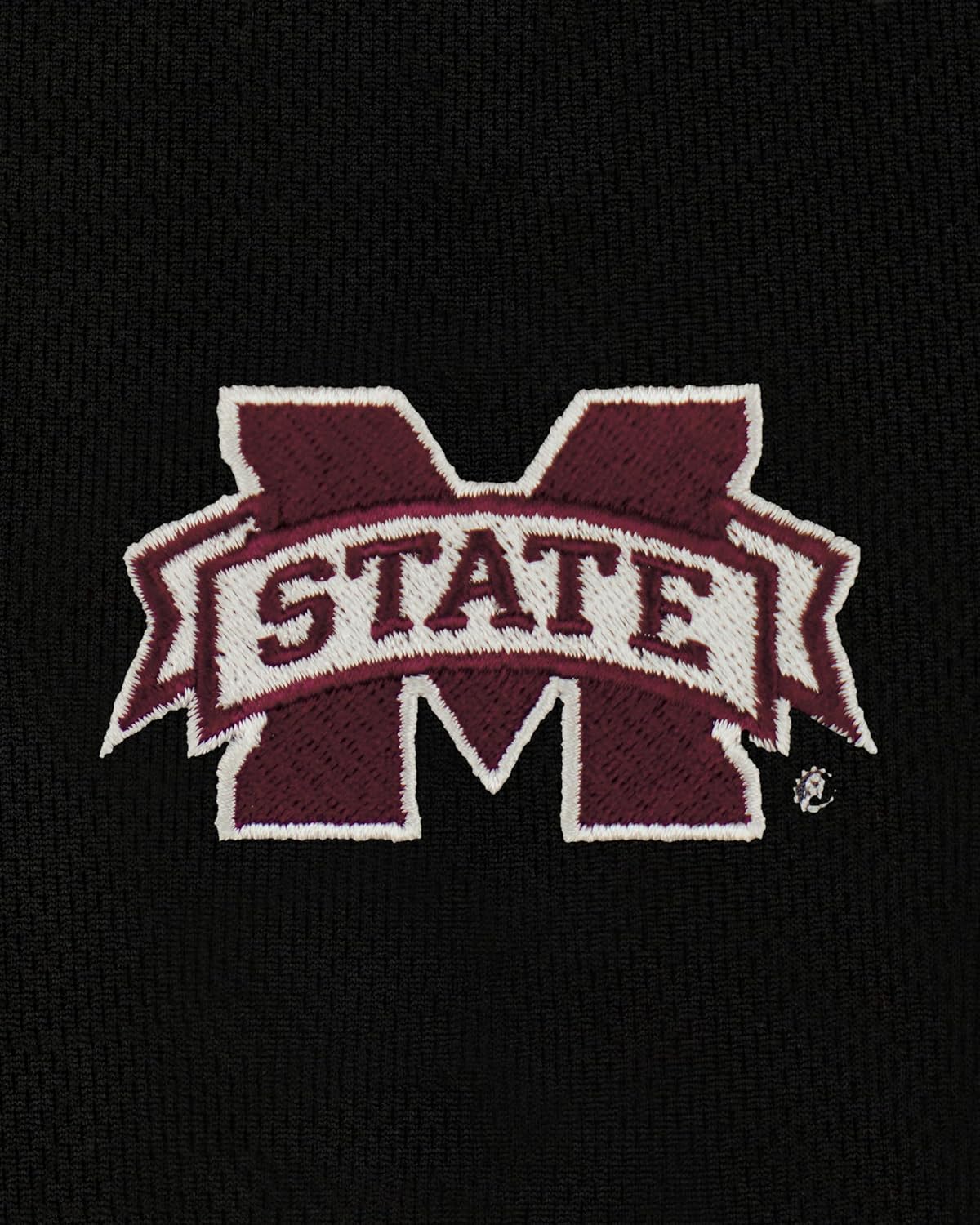 Vantage Apparel NCAA mens Collegiate Men's Performance Micro Mesh Black 1/4 Zip Pullover - Image 5