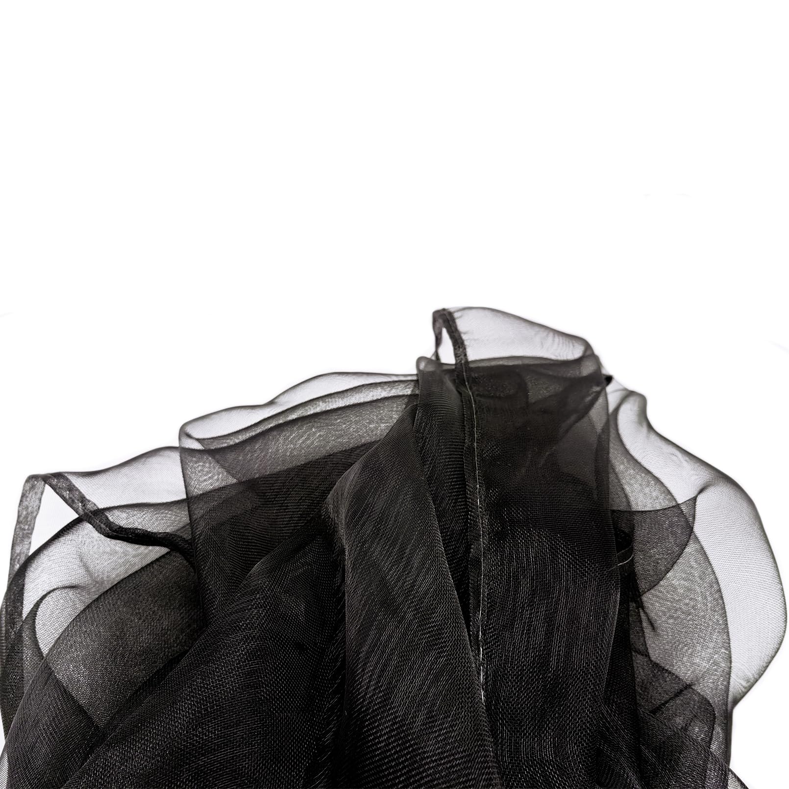 Lolakee Dance Scarves 12 Pcs Juggling Scarves for Kids Play Silk Scarve for Babies Toddlers Children Movement Learning Education Musical Accessories Colorful Scarfs Magic Tricks Performance(Black)